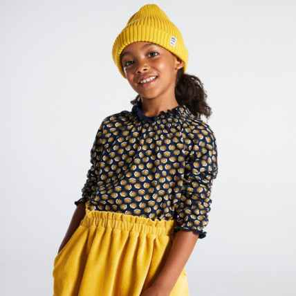 Avis T-shirt imprimé manches longues bleu fille OKAIDI 1