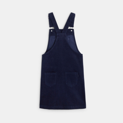 Avis Robe-salopette en velours bleue fille OKAIDI 4