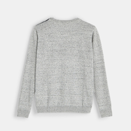 Avis Pull col rond uni gris garçon OKAIDI 2