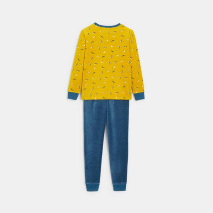 Avis Pyjama 2 pièces en velours thème océan jaune garçon OKAIDI 3