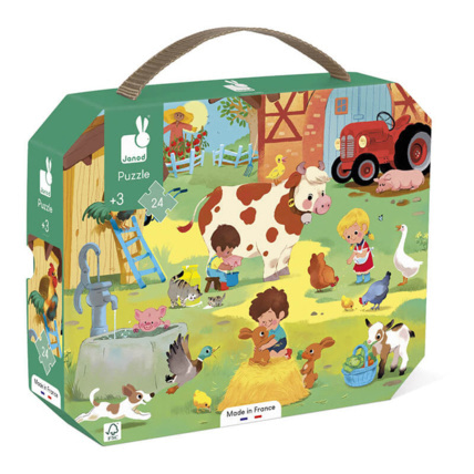 Avis Puzzle Une Journée à La Ferme - 24 pièces JANOD 1