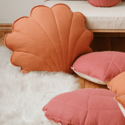 Avis Coussin Coquillage en Lin Mon Lit Cabane 3