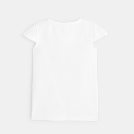 Avis Top coeur à volants plissés blanc fille OKAIDI 3