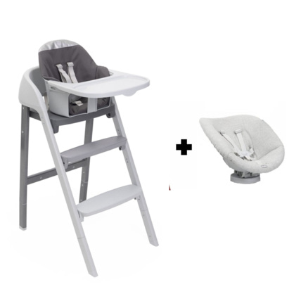 Avis Chaise haute 2 en 1 Crescendo up  Steel Cloud Re Lux Chicco 1