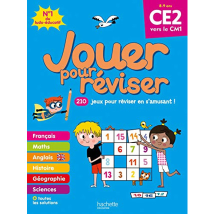 Avis Jouer pour réviser - Du CE2 au CM1 - Cahier de vacances 2023 Hachette Éducation 1