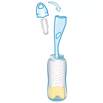 Avis Goupillon 2en1 Embout Eponge Soft Bottle Brush NUK 3