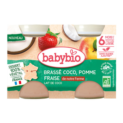 Avis Brassé végétal pomme fraise coco Babybio 1
