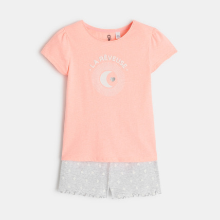 Avis Pyjama d'été 2 pièces rose fille OKAIDI 1