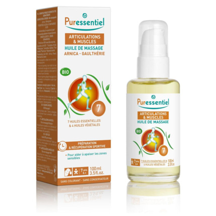 Avis Huile de massage bio articulations et muscles PURESSENTIEL 1