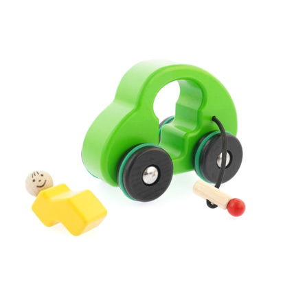 Avis Jouet en bois - Voiture attache ta ceinture rouge Mon Lit Cabane 3