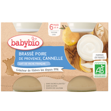 Avis Brassé Poire de Provence Cannelle Babybio 1