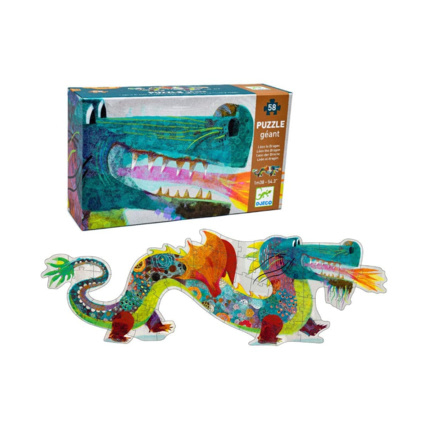Avis Puzzle géant Leon le dragon DJECO 1