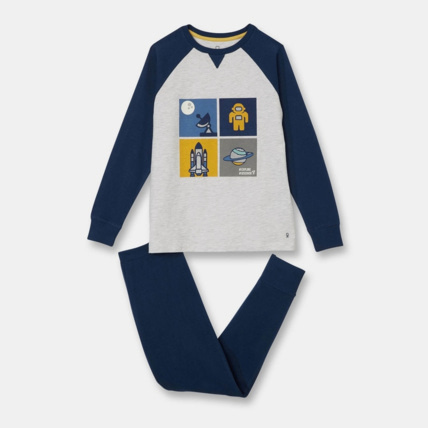 Avis Pyjama 2 pièces en jersey bleu garçon OKAIDI 1