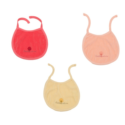 Avis Lot de 3 bavoirs naissance coton bio EVEIL & NATURE 3