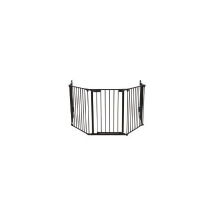 Avis Barrière de sécurité - Grille de protection pour enfants pour cheminée et escaliers TECTAKE 1
