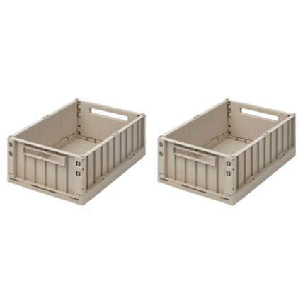 Avis Lot de 2 boîtes de rangement Weston taille M - Sandy LIEWOOD 1