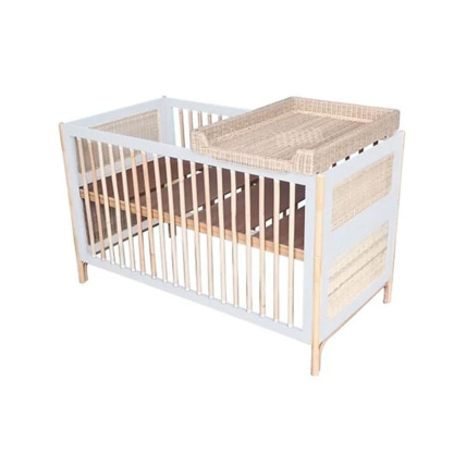Avis Lit bébé évolutif océania canne de rotin THEO 1
