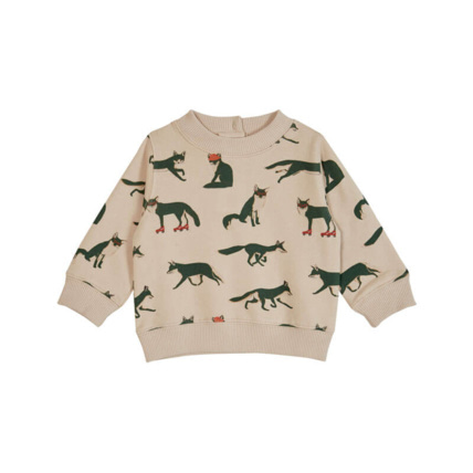 Avis Sweat-shirt imprimé all-over Renard Plage Emile et Ida 3