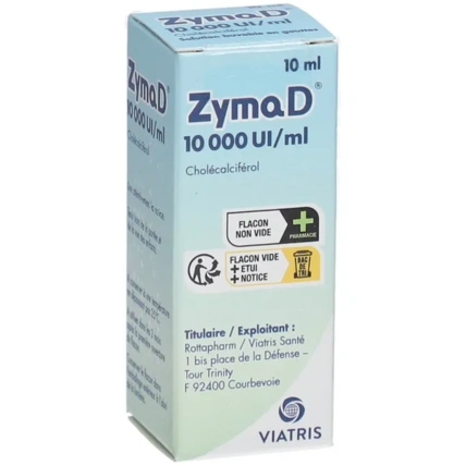 Avis Solution buvable gouttes ZymaD 10000 UI/ml Viatris 1