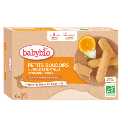 Avis Petits boudoirs à l'huile essentielle d'orange douce Babybio 1
