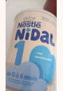 avis Lait 1er âge NIDAL 800g par Magdalena