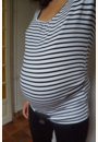 avis T-shirt de grossesse à message par Farrah