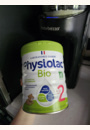 avis Lait Physiolac 2 Bio par Julie