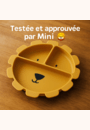 avis Assiette avec ventouse en silicone et compartiments - Mr. Lion par Emilie