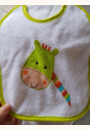 avis Bavoir en coton bio Mots d'enfants par Laura