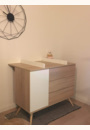avis Commode 1 porte et 3 tiroirs bois SEVENTIES par Chloé