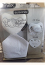 avis Set Doudou + Sucette + Attache-sucette Collection White par Amandine
