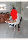 avis Chaise haute avec ceinture Antilop par Aude