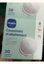 avis Boite de 30 coussinets d'allaitement par Loriane