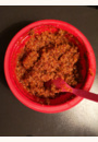 avis Le Petit Plat rouge : quinoa rouge, tomates, feta par PFIRSCH