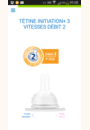 avis Tétine 3 vitesses INITIATION+ +6 mois par Magali