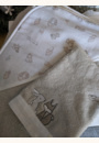 avis Coffret cadeau cape de bain et gant de toilette coton bio Imagine par Natacha