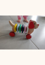 avis Chien à tirer en bois par Prescillia