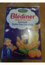 avis Blédiner Céréales du soir - Semoule, petits pois et carottes par Laura