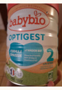 avis Lait infantile Optigest 2 - Formule épaissie à l'Amidon par Marie-Alix