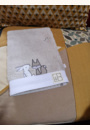 avis Coffret cadeau cape de bain et gant de toilette coton bio Imagine par Clara