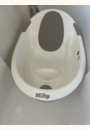 avis Baignoire bébé avec support antidérapant intégré et appui-tête souple par Aurelia