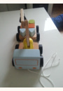 avis Grue et cubes Mula par AUDREY