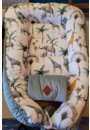 avis Cocon bébé matelassé - nid réducteur de lit, Eucalyptus par Celine