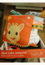 avis Sensitive cube Sophie la girafe par Anne Sophie