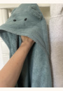 avis Cape de bain + gant en gaze de coton bio par Maria