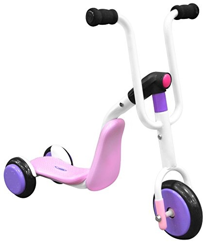 Tricycle et trottinette rose - 2 en 1