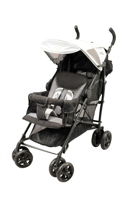 Poussette canne double Black Emotion