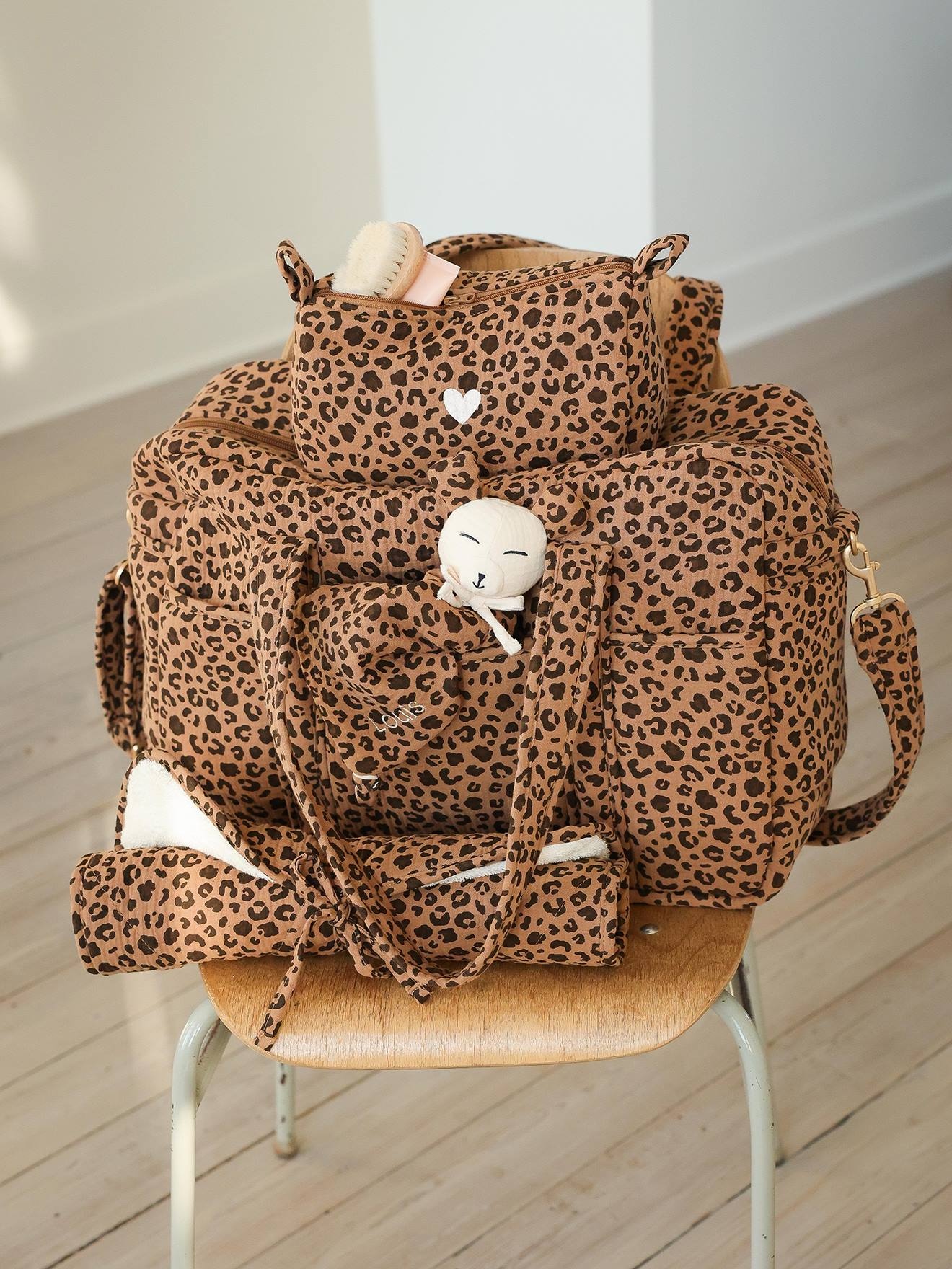 Sac à langer 24/48h Léopard