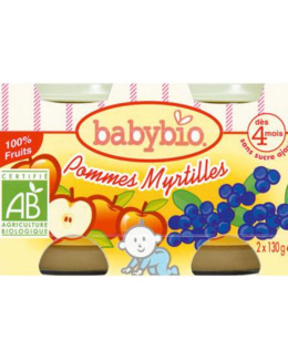 Bio Pommes Myrtilles Des 4 Mois Comparateur Avis Prix Consobaby
