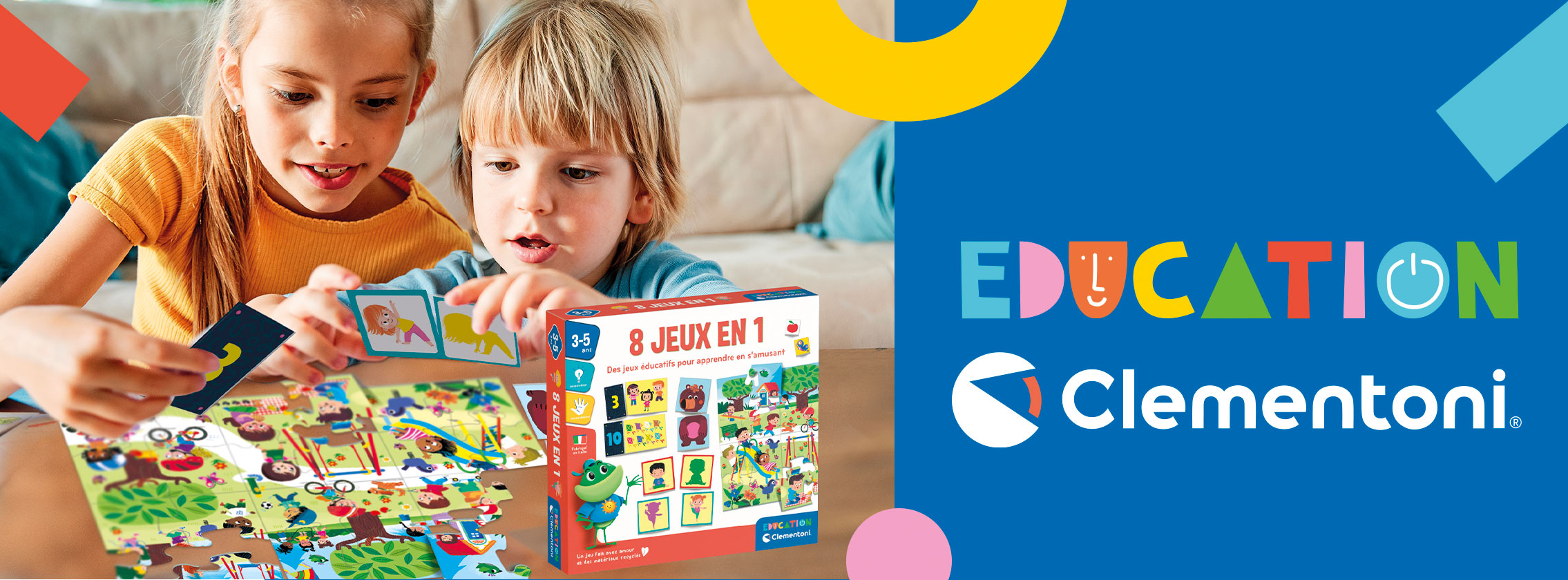 Kid Test Jeu éducatif 8 jeux en 1 CLEMENTONI